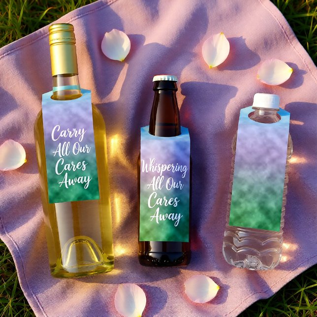 Etiqueta Para Garrafa Whispering Pastel Vale (Criador carregado)