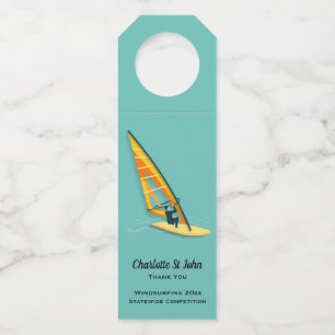 Etiqueta Para Garrafa Windsurfing