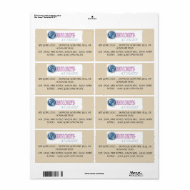 ETIQUETA PARA PEQUENAS GARRAFAS DE VINHO, JARS DE MASSA, ÁG