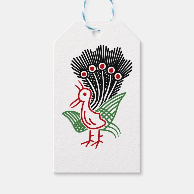 ETIQUETA PARA PRESENTE 麻雀牌 1索 イーソウロゴのみ-01 (Frente)