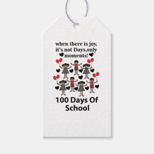 Etiqueta Para Presente 100 Dias De Escola