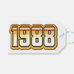 ETIQUETA PARA PRESENTE 1988