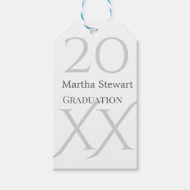 Etiqueta Para Presente 20XX bold le graduation name congrats school year