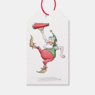 Etiqueta Para Presente 3 elogios para o Natal! Tag do presente do duende
