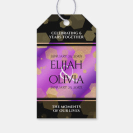 Etiqueta Para Presente 6 33º aniversário do casamento de 48º Ametist