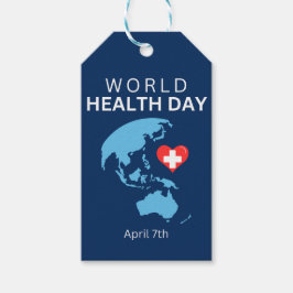 Etiqueta Para Presente 7 de abril do Dia Mundial da Saúde