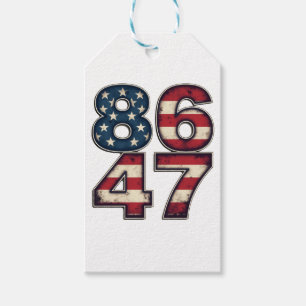Etiqueta Para Presente 86 47 Orgulho Maga Trump Presidente Dia da Inaugur