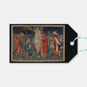 Etiqueta Para Presente A Adoração dos Magos (por Edward Burne-Jones)