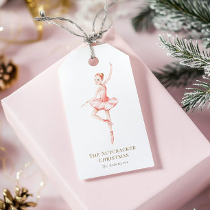 Etiqueta Para Presente A etiqueta de presente da bailarina de Natal do Qu