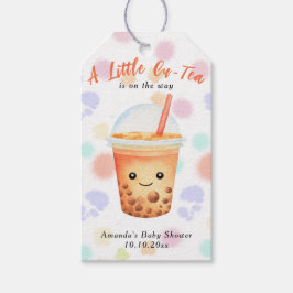 Etiqueta Para Presente A Little Cu-Tea Bubble Tea Baby Shower