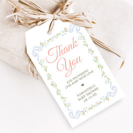 Etiqueta Para Presente A Little Wildflower Baby Shower Favor Tags