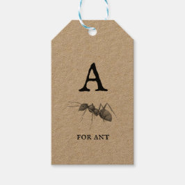 Etiqueta Para Presente "A" para a Formiga