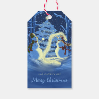 Etiqueta Para Presente A Snowman Christmas