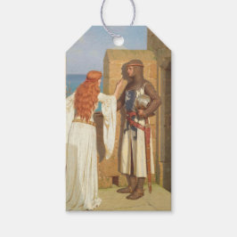 Etiqueta Para Presente A Sombra do Cavaleiro (por Edmund Blair Leighton)