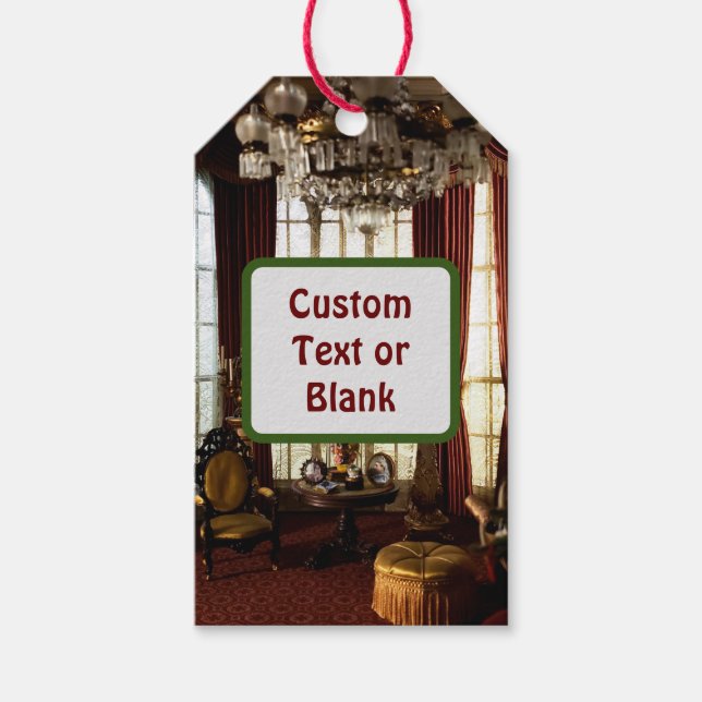 Etiqueta Para Presente A Victorian Christmas - Customizable Tablecards (Frente)