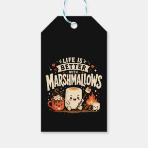 Etiqueta Para Presente A vida é melhor com marshmallows