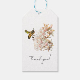 Etiqueta Para Presente Abeja bebendo,