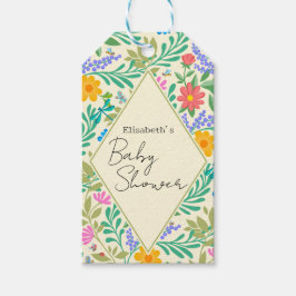 Etiqueta Para Presente Abelhas De Mel, Ladybug, Borboleta, Dragonfly & Fl