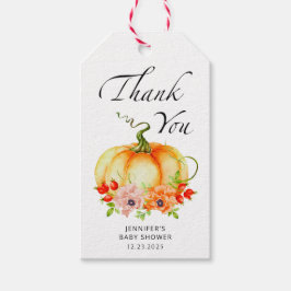 Etiqueta Para Presente Abóbora de água obrigado você