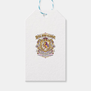 Etiqueta Para Presente Academia do Chifre Real do Unicórnio Design Stylis