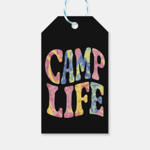 Etiqueta Para Presente Acampamento Meninas de Verão Vida de Acampamento T
