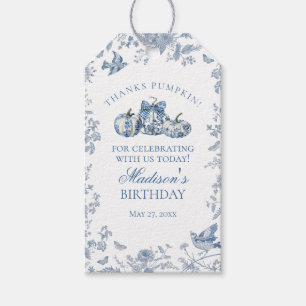 Etiqueta Para Presente Acessórios de Aniversário de Outono Francês com Ab