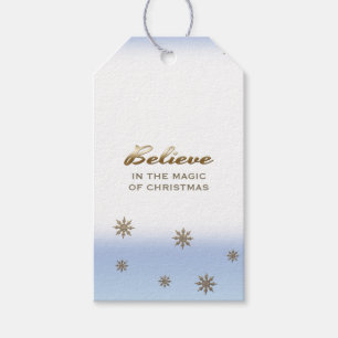 Etiqueta Para Presente Acredite na mágica do Natal. Tag do presente