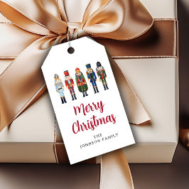 Etiqueta Para Presente Acrilata Vermelha Festiva do Natal