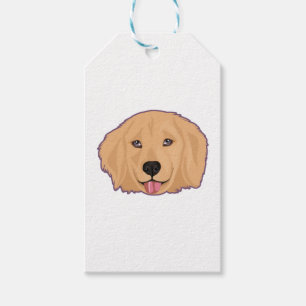 Etiqueta Para Presente Adesivo de Golden Retriever