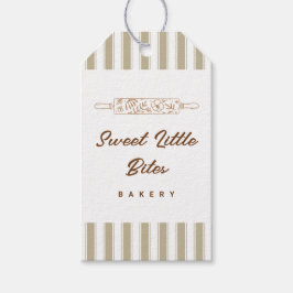 Etiqueta Para Presente Adesivo de logotipo de pequena padaria Sweet Littl