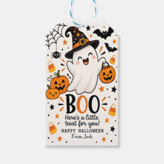 Etiqueta Para Presente Adesivo de Presente de Halloween para Truque ou Tr