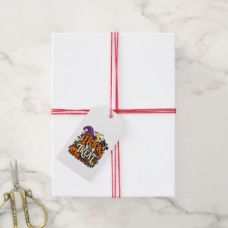 Etiqueta Para Presente Adesivos de Presente para Halloween com Corda