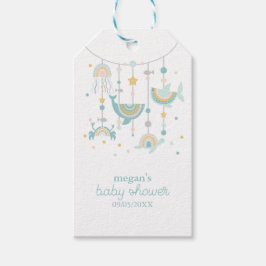 Etiqueta Para Presente Adesivos Quadrados de Animais Marinhos Boho