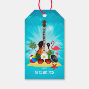 Etiqueta Para Presente Adicionar logotipo ao Festival de Música de Verão