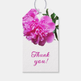 Etiqueta Para Presente Adoráveis Peonies.