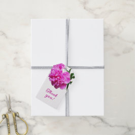 Etiqueta Para Presente Adoráveis Peonies.