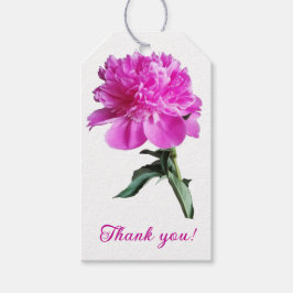 Etiqueta Para Presente Adoráveis Peonies.