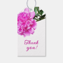 Etiqueta Para Presente Adoráveis Peonies.