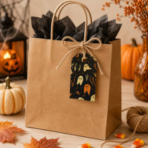 Adorável padrão de fantasmas vintage Halloween ass