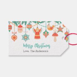 Etiqueta Para Presente Adornos Pendurados Etiqueta de Presente de Natal