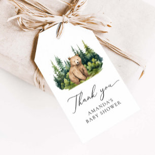 Etiqueta Para Presente Adventure Aguarda O Urso Da Madeira Obrigado