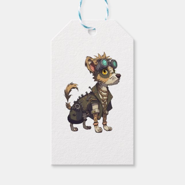 Etiqueta Para Presente Adventure Dog (Frente)