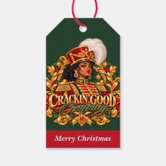 Etiqueta Para Presente African American Christmas Black Woman Nutcracker