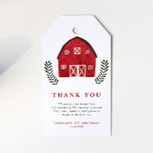 Agradecimento de Aniversário de Celeiro Vermelho e