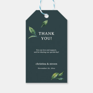 Etiqueta Para Presente Agradecimento de Casamento Minimalista com Simples