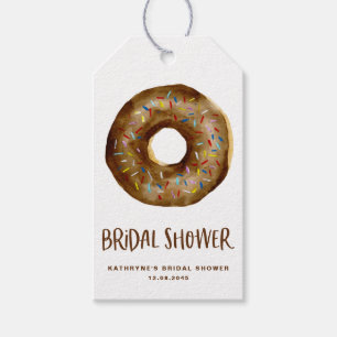 Etiqueta Para Presente Agradecimento de Chá de Noiva de Donut de Chocolat