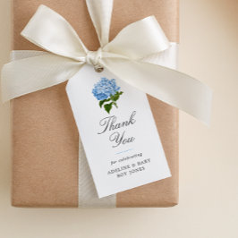 Etiqueta Para Presente Agradecimento de Chuvinha de Bebê Elegante Hortêns