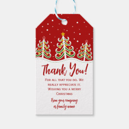 Etiqueta Para Presente Agradecimento de Natal