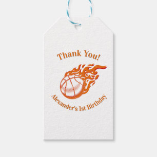 Etiqueta Para Presente Agradecimento tema basquete 3
