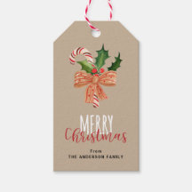 Água-forte de Natal Personalizado Cane de Açúcar